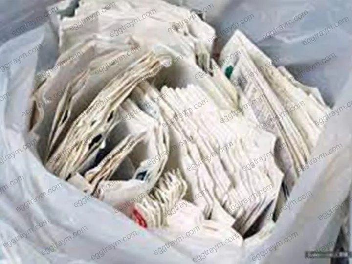 Waste newspaper