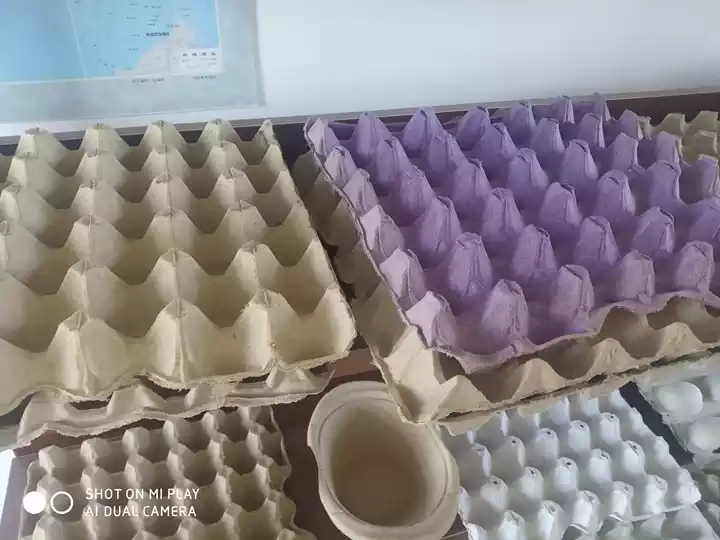 Egg carton production