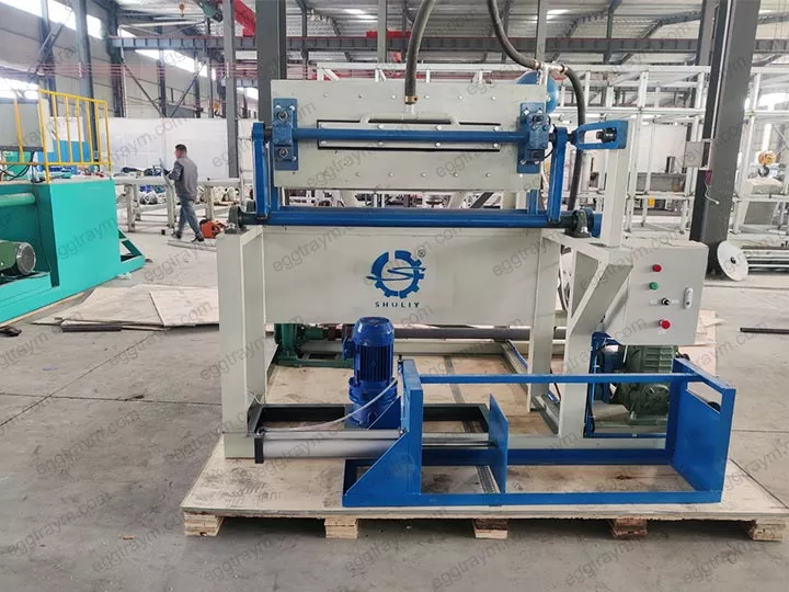 Paper pulp tray machine exported to Senegal